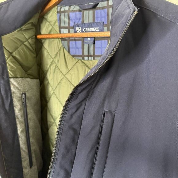 Daniel Cremieux Quilted Navy Blue Zip Up Vest - Men’s US XL - Picture 6 of 10